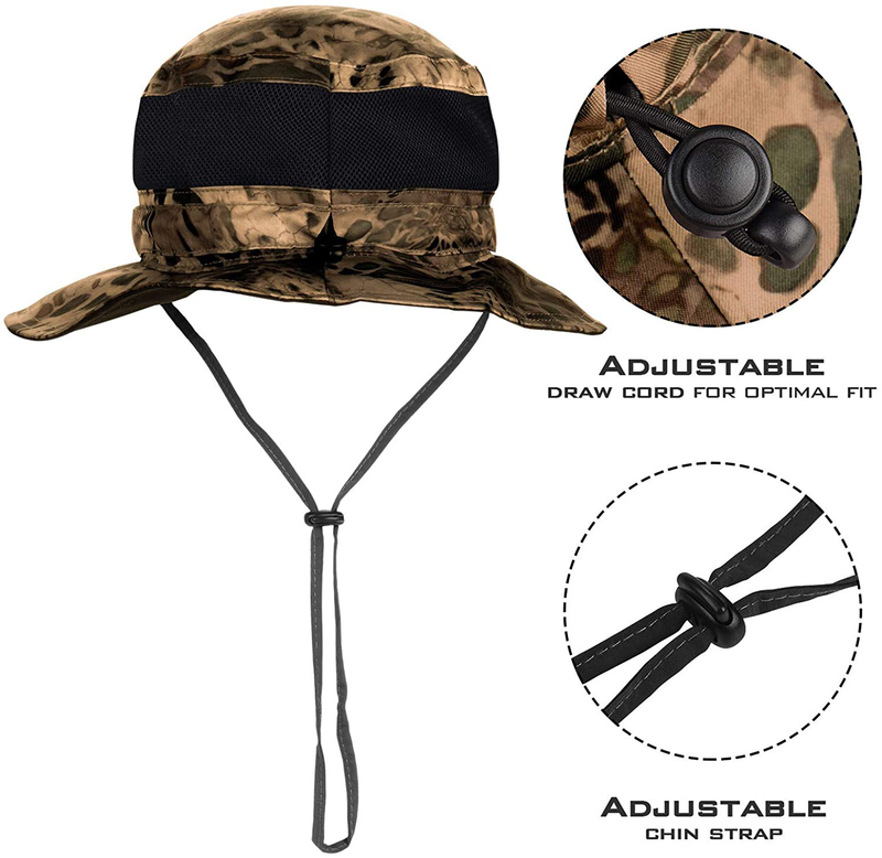 KastKing Sol Armis UPF 50 Boonie Hat - Sun Protection Hat, Fishing Hat, Beach & Hiking Hat, Paddling, Rowing, Kayaking Hat
