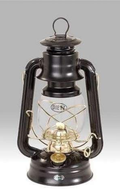 Dietz #76 Original Oil Burning Lantern (Blue) Home & Garden > Lighting Accessories > Oil Lamp Fuel Dietz Black With Gold  