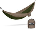 ENO, Eagles Nest Outfitters DoubleNest Lightweight Camping Hammock, 1 to 2 Person, Seafoam/Grey Home & Garden > Lawn & Garden > Outdoor Living > Hammocks ENO Khaki/Olive Standard Packaging 