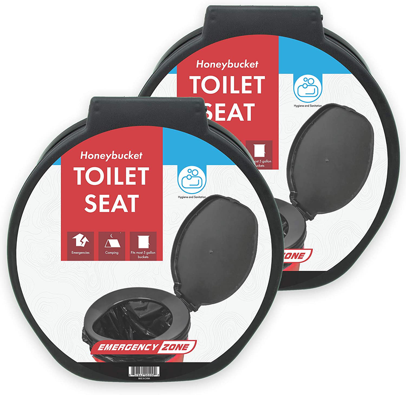 Emergency Zone Brand Honey Bucket Emergency Toilet Seat, Single Pack Sporting Goods > Outdoor Recreation > Camping & Hiking > Portable Toilets & ShowersSporting Goods > Outdoor Recreation > Camping & Hiking > Portable Toilets & Showers Emergency Zone 2  