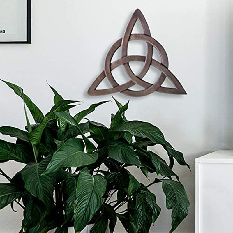 Super Z Outlet Resin Celtic Trinity Knot Wall Art for Home Decoration, Religious Communion Baptism Gifts, Churches Home & Garden > Decor > Artwork > Sculptures & Statues Super Z Outlet   