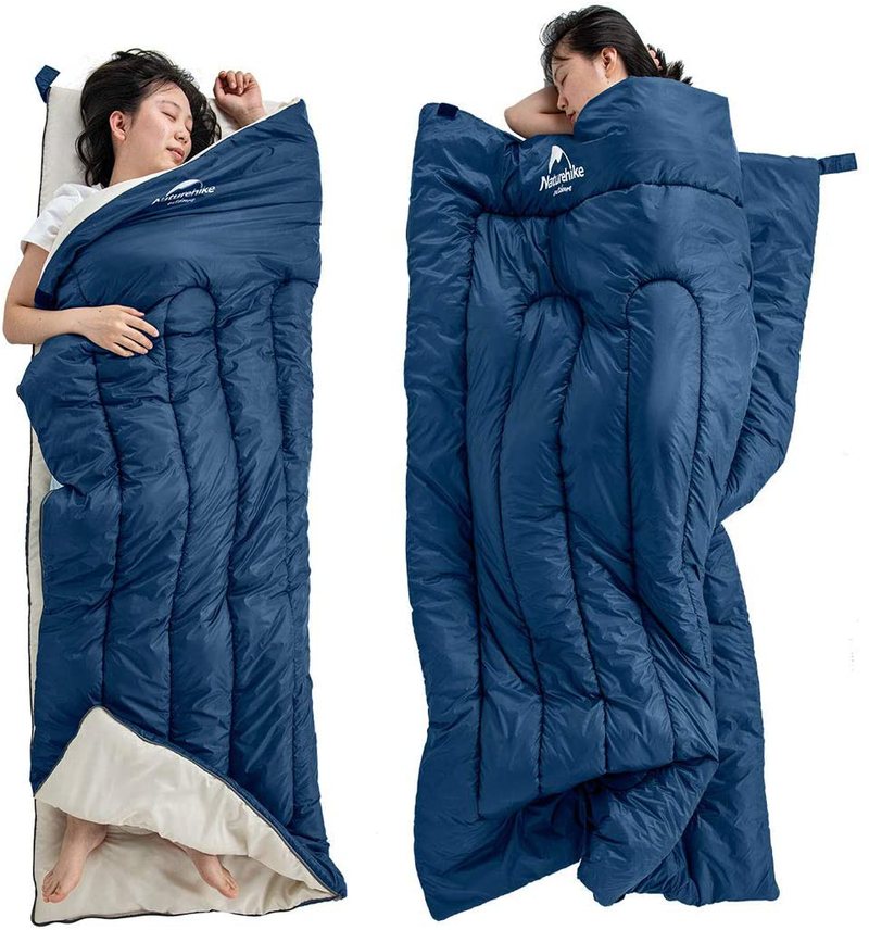 Naturehike Rectangular Sleeping Bags for Adults Ultralight 3 Season Compact Envelope Sleeping Bag for Outdoor Camping Hiking
