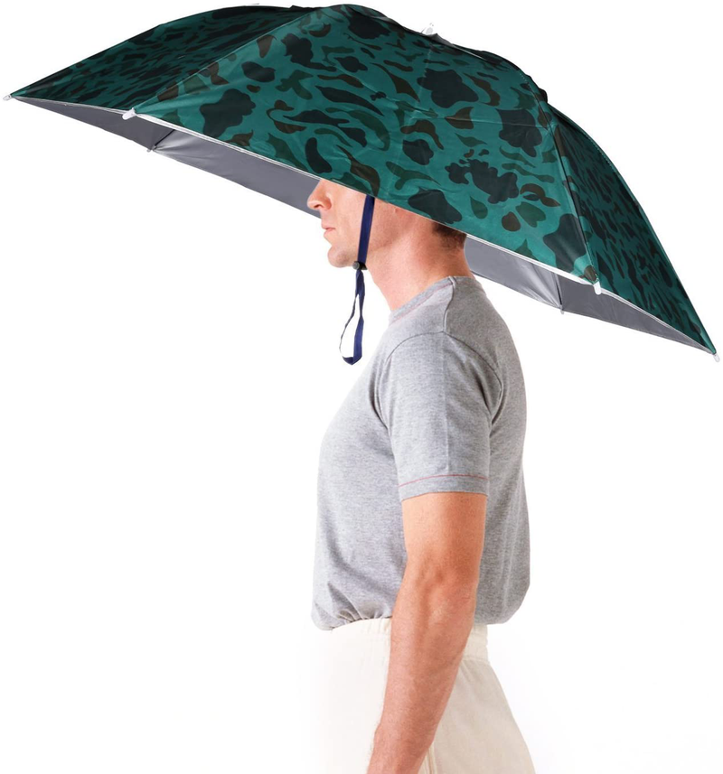 Luwint 36'' Diameter Elastic Fishing Gardening Folding Umbrella Hat Headwear Home & Garden > Lawn & Garden > Outdoor Living > Outdoor Umbrella & Sunshade Accessories Luwint Upgraded Camouflage  