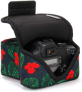 USA GEAR DSLR SLR Camera Sleeve Case (Black) with Neoprene Protection, Holster Belt Loop and Accessory Storage - Compatible With Nikon D3400, Canon EOS Rebel SL2, Pentax K-70 and Many More Cameras & Optics > Camera & Optic Accessories > Camera Parts & Accessories > Camera Bags & Cases USA Gear Tropical  
