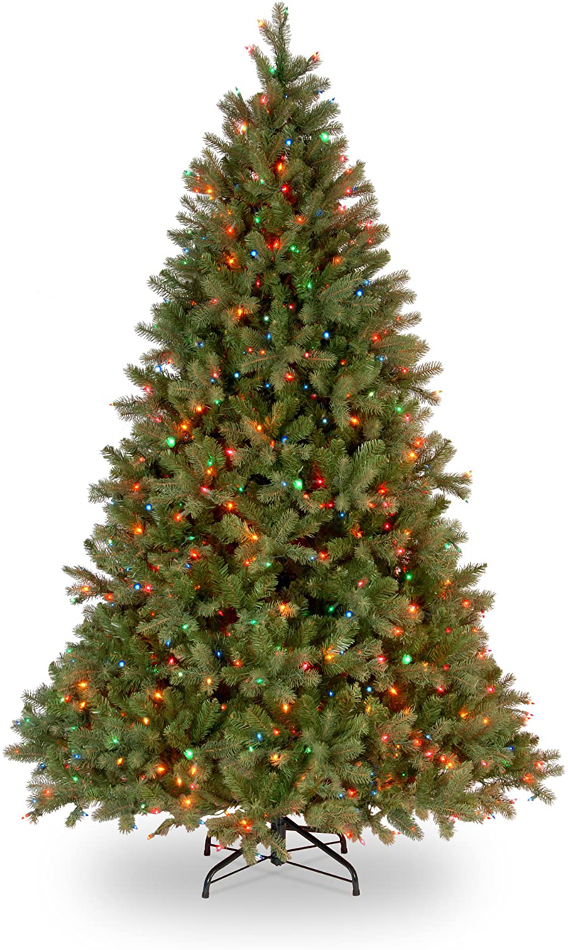 National Tree Carolina Pine Tree with Clear Lights , 7.5 Feet Home & Garden > Decor > Seasonal & Holiday Decorations > Christmas Tree Stands National Tree Company 6.5 feet  