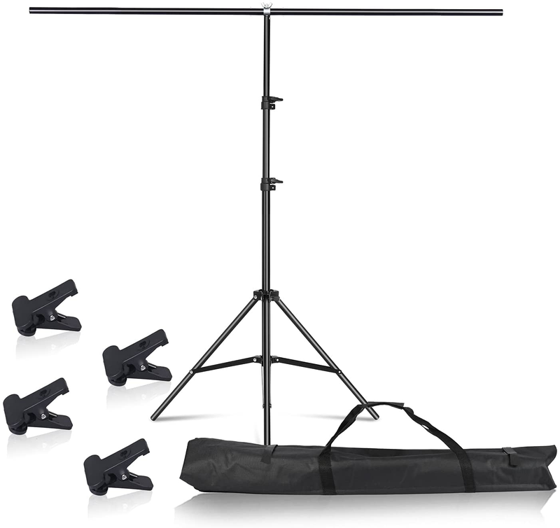 T-Shaped Background Stand, 6.5x5ft/2x1.5m Portable Background Support System, Height Adjustable, Used for Photography Studio Shooting Cameras & Optics > Photography > Lighting & Studio Walk Fly 6.5x5ft - SET1  