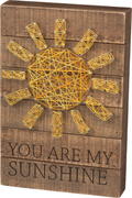 Primitives by Kathy 34248 Rustic White String Art Box Sign, 3.5" X 4", Love You More