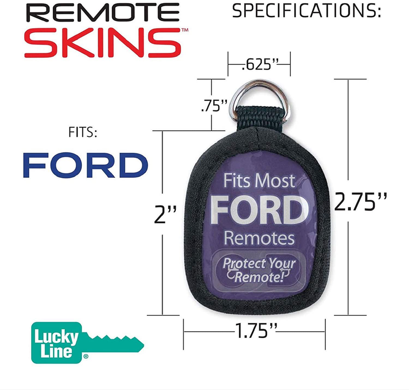 Lucky Line Flexible Remote Skin, Ford, 1 Per Pack (48801)  Lucky Line   