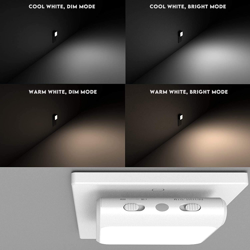 Solatec Plug-in Led Night Light with Auto Dusk to Dawn Sensor,Adjustable Brightness and Color, Warm White,Cool White Lights for Bathroom ,Hallway,Bedroom, Kids Room, Kitchen, Stairway, 6 Pack Home & Garden > Lighting > Night Lights & Ambient Lighting Solatec   