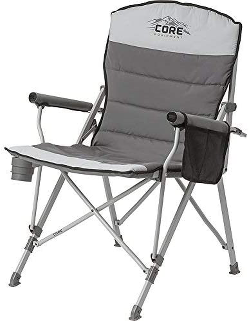 CORE Equipment Folding Padded Hard Arm Chair Sporting Goods > Outdoor Recreation > Camping & Hiking > Camp Furniture Core   