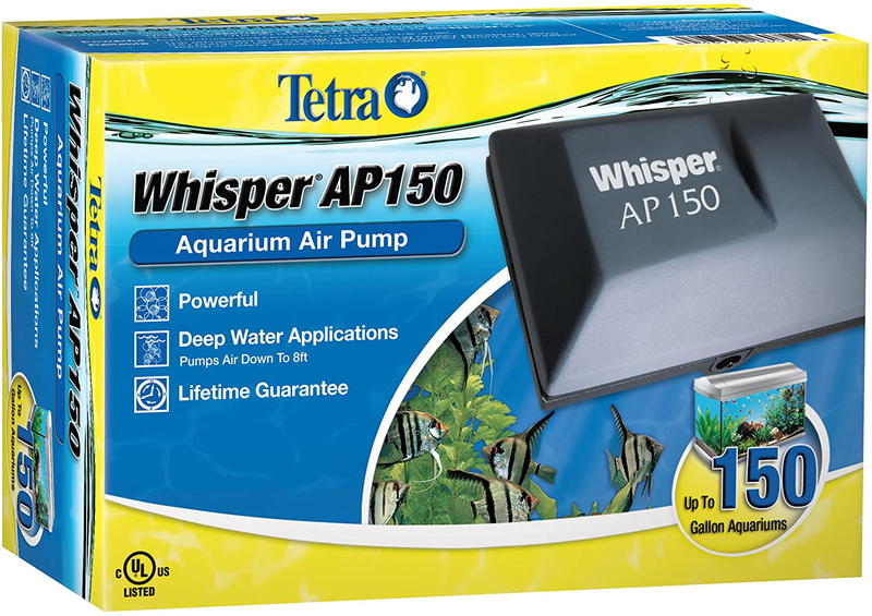 Tetra Whisper Air Pump for Deep Water Applications Animals & Pet Supplies > Pet Supplies > Fish Supplies > Aquarium Filters Tetra Up to 150-Gallons  