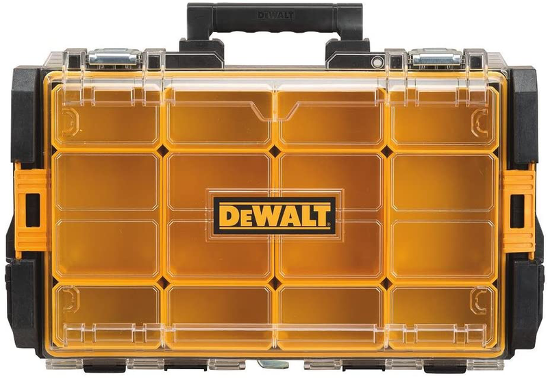 DEWALT Tool Box, Tough System, Large (DWST08203) Hardware > Hardware Accessories > Tool Storage & Organization Dewalt Clear-Lid Organizer  