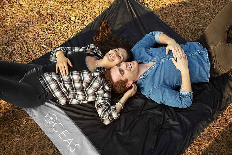 Oceas Outdoor Pocket Blanket - Ideal Sand Proof and Waterproof Picnic Blanket for Beach, Hiking, and Festival Use - Foldable and Compact Mat Easily Fits Into Small Portable Bag Home & Garden > Lawn & Garden > Outdoor Living > Outdoor Blankets > Picnic Blankets Oceas   
