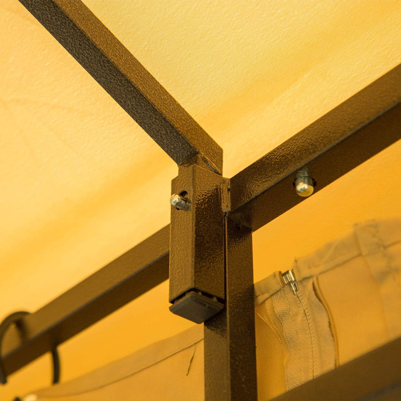 Sunnyglade 10' x10' Gazebo Canopy Soft Top Outdoor Patio Gazebo Tent Garden Canopy for Your Yard, Patio, Garden, Outdoor or Party
