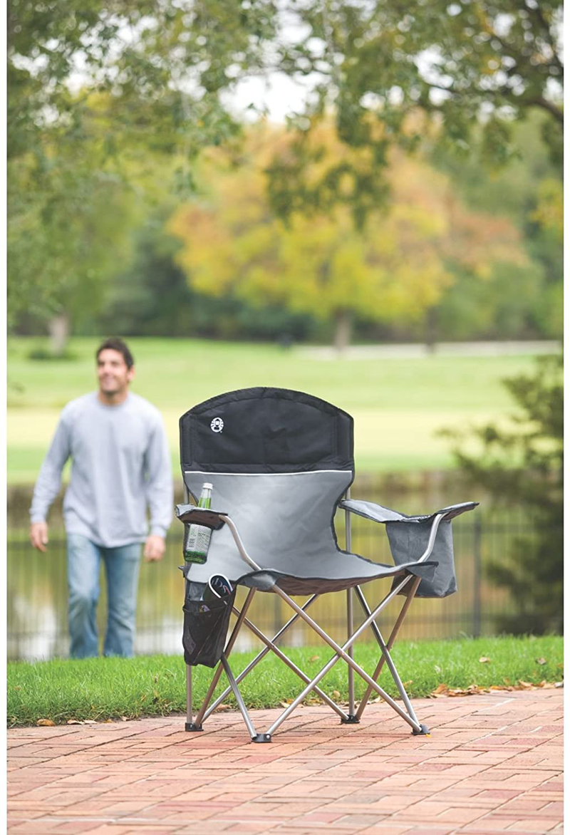 Coleman Camping Chair with Built-In 4 Can Cooler Sporting Goods > Outdoor Recreation > Camping & Hiking > Camp Furniture Coleman   
