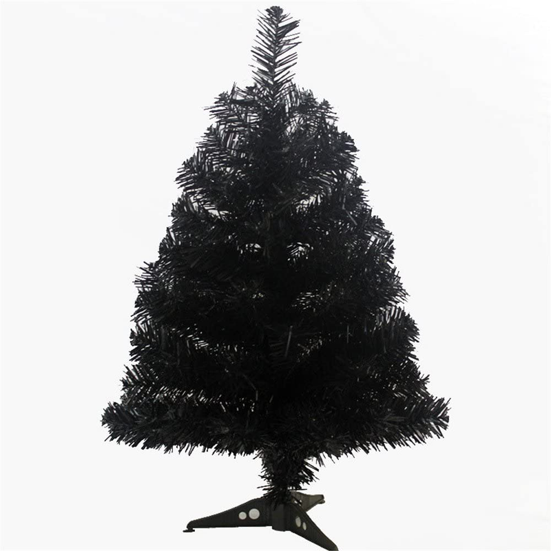 MOJUN Artificial Christmas Tree with Plastic Stand Holder Base, 60cm/2-feet, Black Home & Garden > Decor > Seasonal & Holiday Decorations > Christmas Tree Stands MOJUN Black  