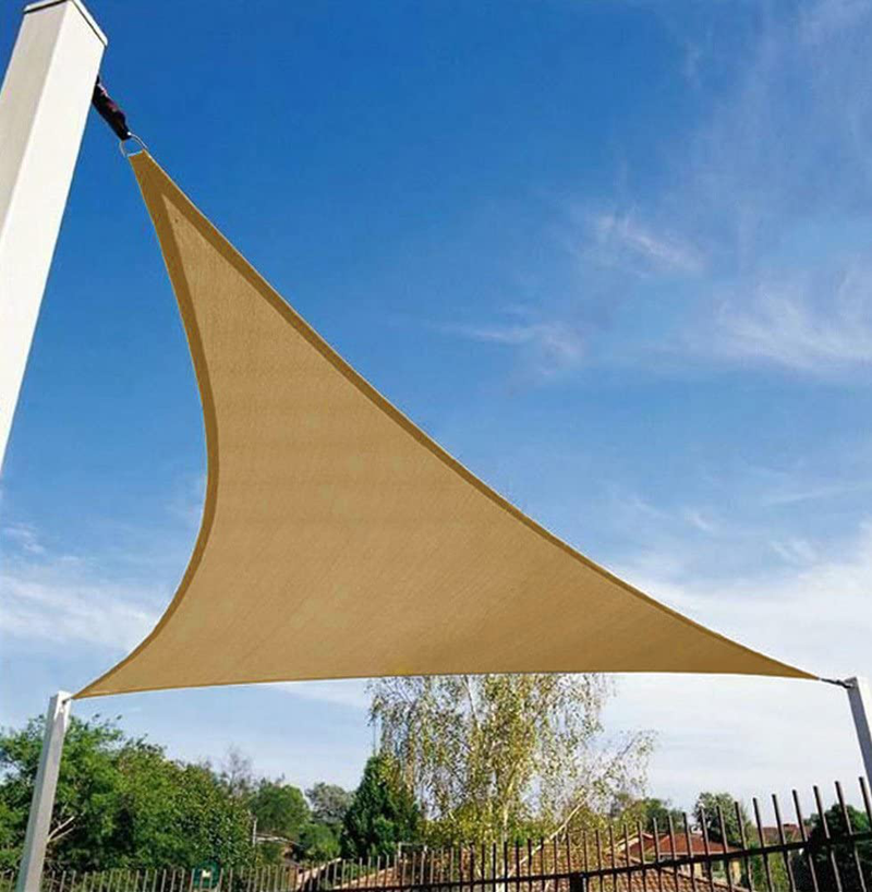 Shade&Beyond 15'x15'x21' Sun Shade Sail Triangle Sail Shade Canopy for Patio Lawn Garden Home & Garden > Lawn & Garden > Outdoor Living > Outdoor Umbrella & Sunshade Accessories Shade&Beyond Sand 12'x12'x12' 