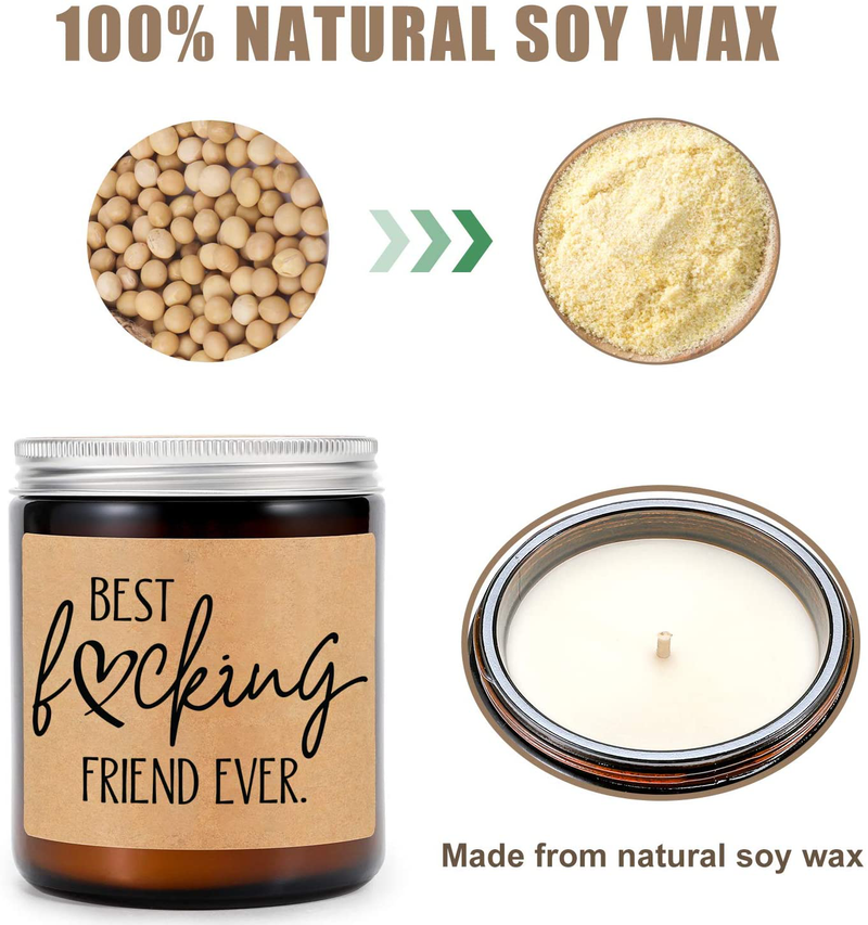 GSPY Scented Candles - Best Friend, Friendship Gifts for Women - Best Friend Ever, Best Friend Candle - Best Friend Birthday, BFF Birthday Gifts for Women - Funny Friend Gifts, Candles Gifts for Women Home & Garden > Decor > Home Fragrances > Candles GSPY   