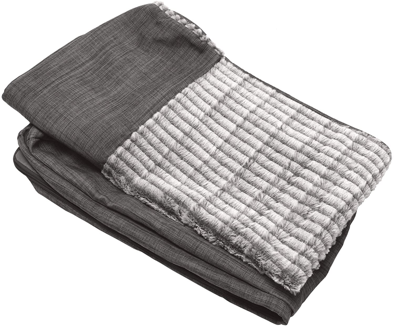 Furhaven Orthopedic, Cooling Gel, and Memory Foam Pet Beds for Small, Medium, and Large Dogs and Cats - Luxe Perfect Comfort Sofa Dog Bed, Performance Linen Sofa Dog Bed, and More Animals & Pet Supplies > Pet Supplies > Dog Supplies > Dog Beds Furhaven Faux Fur & Linen Charcoal Sofa Bed (Cover Only) Jumbo (Pack of 1)
