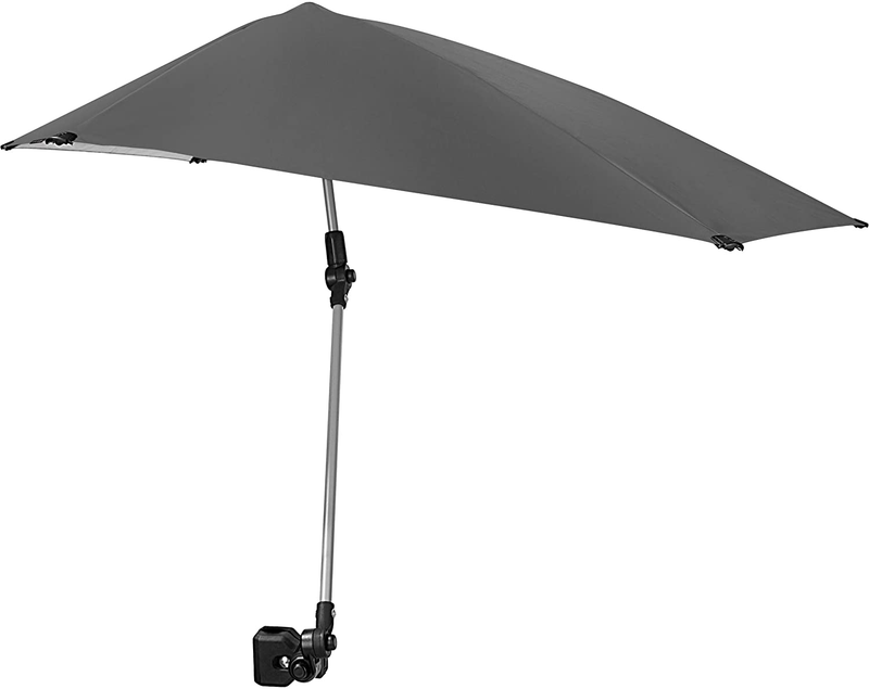 Sport-Brella Versa-Brella SPF 50+ Adjustable Umbrella with Universal Clamp Sporting Goods > Outdoor Recreation > Camping & Hiking > Tent Accessories Sport-Brella Gray Regular 