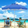SFJ-CA Beach Umbrella Blue Home & Garden > Lawn & Garden > Outdoor Living > Outdoor Umbrella & Sunshade Accessories SFJ-CA Royal Blue  