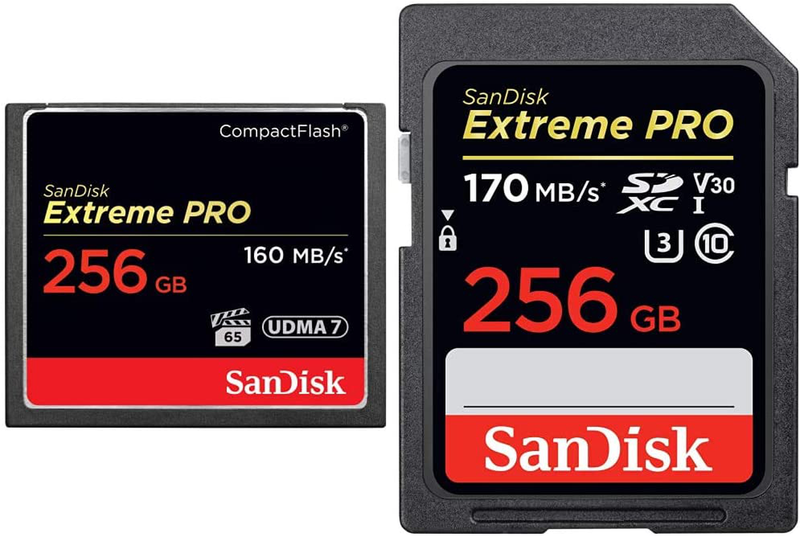 SanDisk Extreme PRO 64GB Compact Flash Memory Card UDMA 7 Speed Up To 160MB/s - SDCFXPS-064G-X46 Electronics > Electronics Accessories > Memory > Flash Memory > Flash Memory Cards SanDisk Memory Card + 128GB Memory Card 256GB 