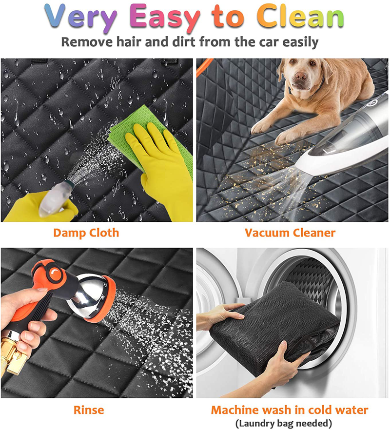URPOWER Dog Seat Cover Car Seat Cover for Pets 100% Waterproof Pet Seat Cover Hammock 600D Heavy Duty Scratch Proof Nonslip Durable Soft Pet Back Seat Covers for Cars Trucks and SUVs Vehicles & Parts > Vehicle Parts & Accessories > Motor Vehicle Parts > Motor Vehicle Seating URPOWER   