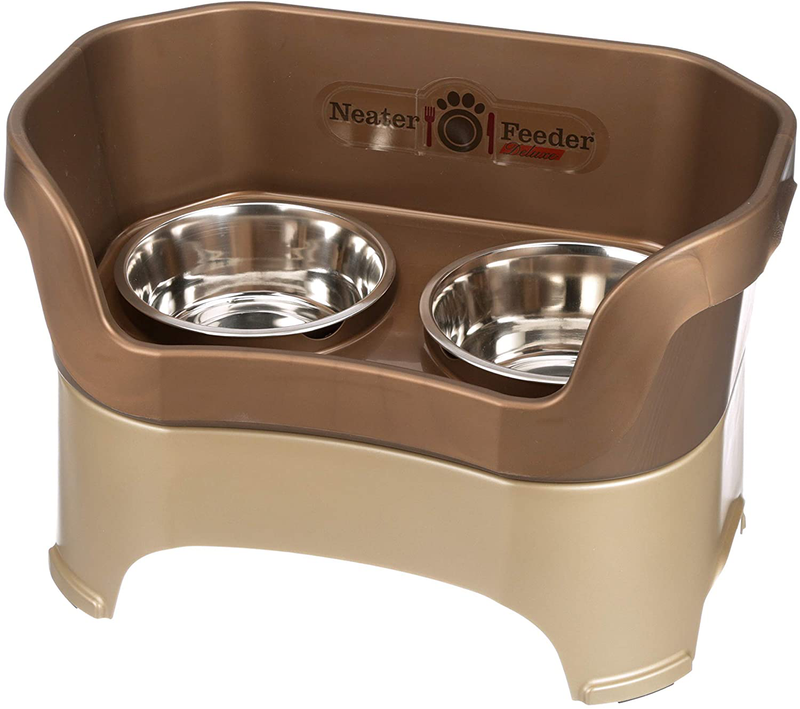 Neater Pet Brands - Neater Feeder Deluxe Dog and Cat Variations and Colors Animals & Pet Supplies > Pet Supplies > Dog Supplies Neater Pet Brands Bronze Large 