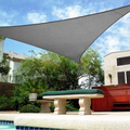 Shade&Beyond 15'x15'x21' Sun Shade Sail Triangle Sail Shade Canopy for Patio Lawn Garden