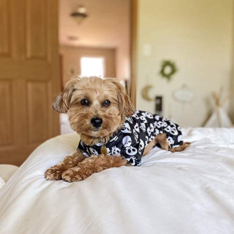 Cutebone Halloween Dog Pajamas Costumes Pet Clothes Cat Apparel Shirt Winter Holiday Cute Pjs Outfits for Doggie Onesies Animals & Pet Supplies > Pet Supplies > Dog Supplies > Dog Apparel CuteBone   
