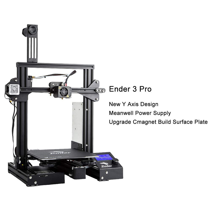 Creality Ender 3 Pro 3D Printer with Removable Build Surface Plate and UL Certified Power Supply 220x220x250mm Electronics > Print, Copy, Scan & Fax > 3D Printers Creality 3D   