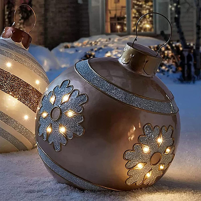 Outdoor Christmas Inflatable Decorated Ball, Giant Christmas PVC Inflatable Ball Christmas Tree Decorations,Outdoor Decorations Holiday Inflatables Balls Decoration with Pump (Christmas Ball-1) Home & Garden > Decor > Seasonal & Holiday Decorations& Garden > Decor > Seasonal & Holiday Decorations Lizxun   
