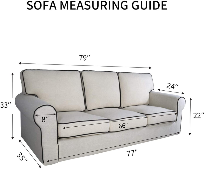 PureFit Super Stretch Chair Sofa Slipcover – Spandex Non Slip Soft Couch Sofa Cover, Washable Furniture Protector with Non Skid Foam and Elastic Bottom for Kids, Pets （Sofa， Dark Gray） Home & Garden > Decor > Chair & Sofa Cushions PureFit   
