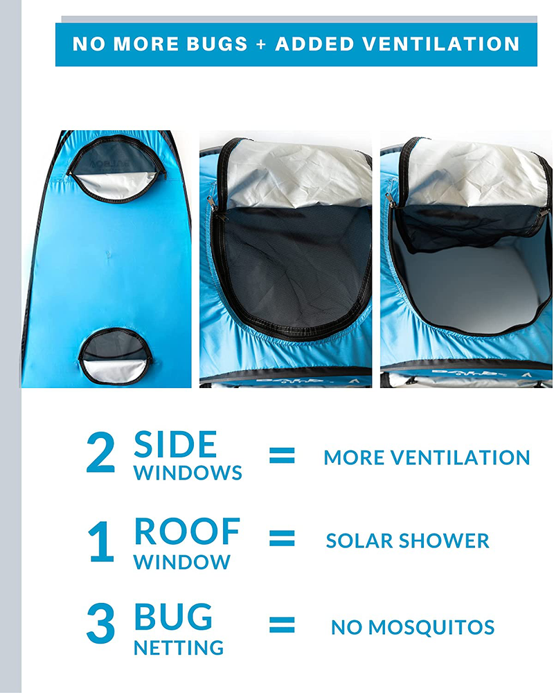Pop up Shower Tent - Pop up Bathroom Tent – Privacy Popup for Portable Toilet for Camping – Camp Site Bathroom… Sporting Goods > Outdoor Recreation > Camping & Hiking > Portable Toilets & Showers Balboa Outdoor   