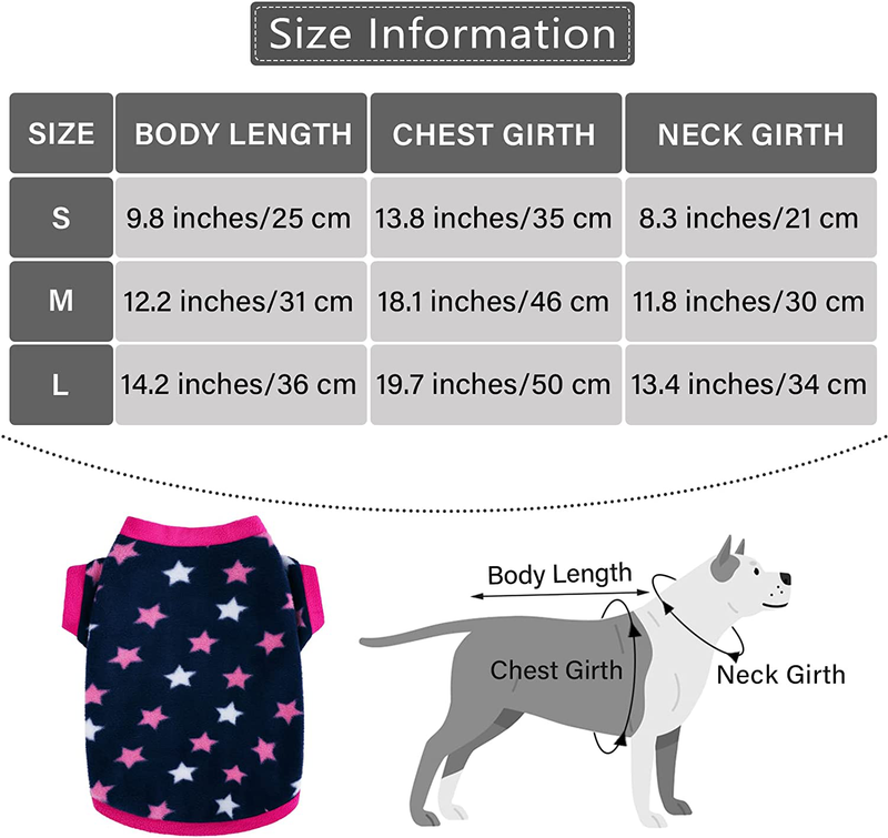 Pedgot Set of 8 Dog Sweater Puppy Clothes Soft Dog Outfits Winter Pet Fleece Sweater Warm Pet Shirt with Lovely Design for Dogs and Cats Animals & Pet Supplies > Pet Supplies > Dog Supplies > Dog Apparel Pedgot   