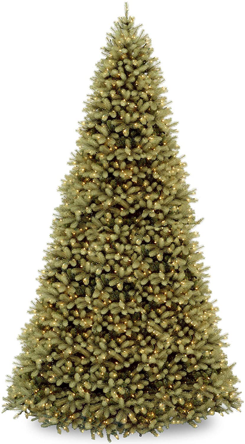 National Tree Company 'Feel Real' Pre-lit Artificial Christmas Tree | Includes Pre-strung White Lights and Stand | Downswept Douglas Fir - 12 ft Home & Garden > Decor > Seasonal & Holiday Decorations > Christmas Tree Stands National Tree Company 12 ft  