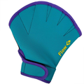 Flow Swimming Resistance Gloves - Webbed Gloves for Water Aerobics, Aquatic Fitness, and Swim Training Sporting Goods > Outdoor Recreation > Boating & Water Sports > Swimming > Swim Gloves Flow Swim Gear Aqua/Purple X-Large 