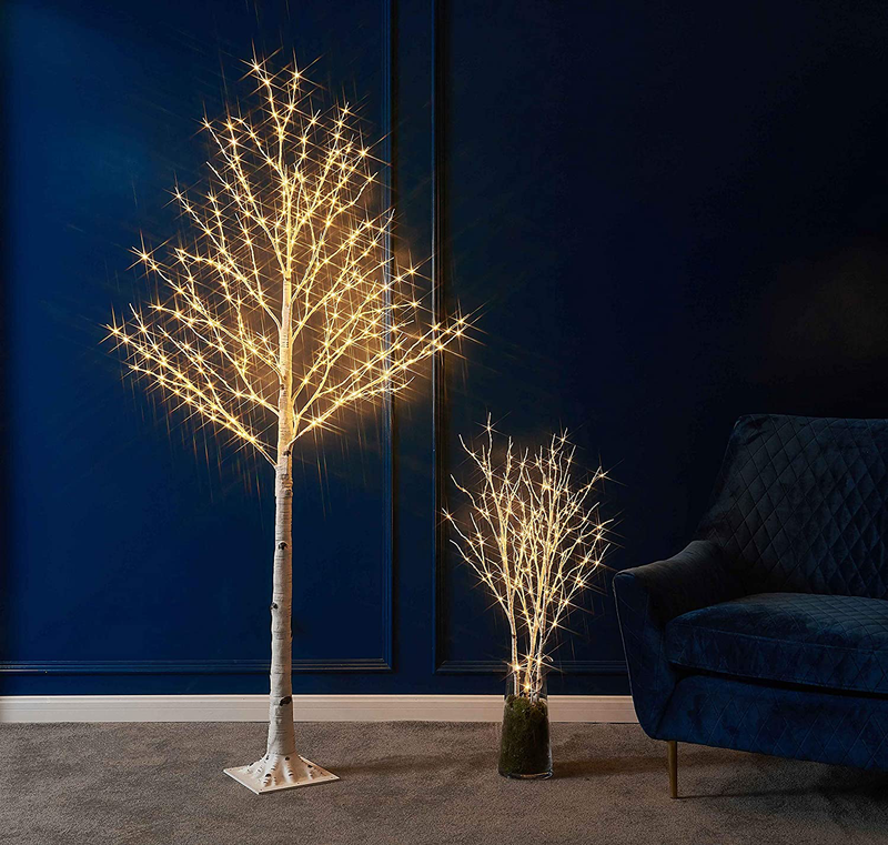 LITBLOOM Lighted Twig Birch Tree with Fairy Lights 6FT 330 LED for Indoor Outdoor Home and Christmas Holiday Decoration Home & Garden > Decor > Seasonal & Holiday Decorations& Garden > Decor > Seasonal & Holiday Decorations LITBLOOM   