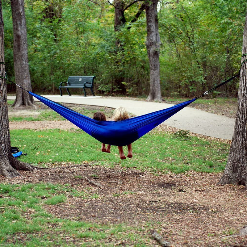Oak Creek Lost Valley Camping Hammock. Bundle Includes Mosquito Net, Rain Fly, Tree Straps, Compression Sack. Weighs Four Pounds, Perfect for Camping. Lightweight Nylon Single Hammock. Home & Garden > Lawn & Garden > Outdoor Living > Hammocks Newquest Brands, LLC   