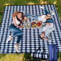 Hivernou Picnic Blanket,Picnic Blanket Waterproof Foldable with 3 Layers Material,Extra Large Picnic Blanket Picnic Mat Beach Blanket 80"x80" for Camping Beach Park Hiking Fireworks,Larger & Thicker Home & Garden > Lawn & Garden > Outdoor Living > Outdoor Blankets > Picnic Blankets Hivernou Navy  