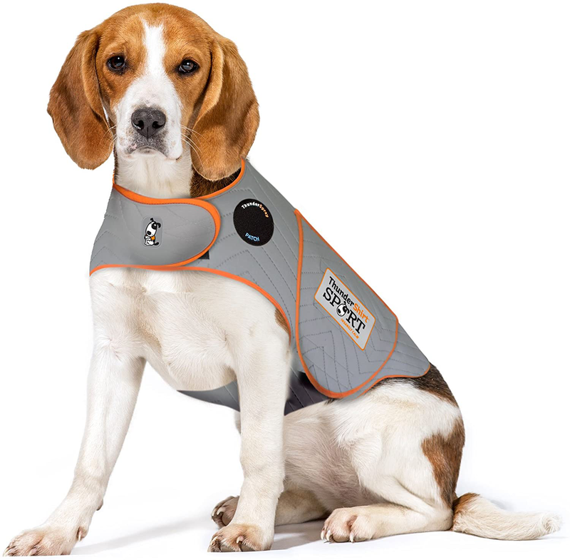 Thundershirt for Dogs, Sport - Dog Anxiety Vest Animals & Pet Supplies > Pet Supplies > Dog Supplies > Dog Apparel Thundershirt Platinum Medium 