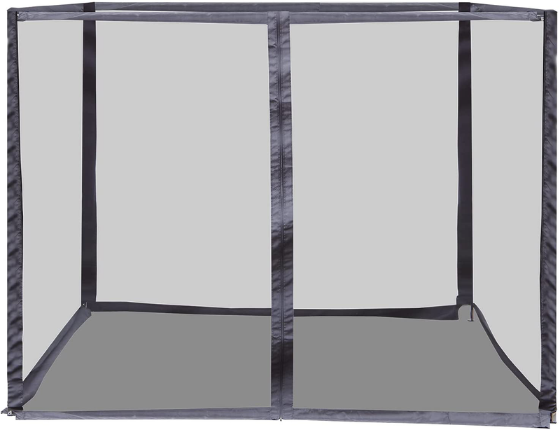 Leisurelife Mosquito Netting Sidewalls Replacement for 10'x10' Pop up Canopy and Gazebo Home & Garden > Lawn & Garden > Outdoor Living > Outdoor Structures > Canopies & Gazebos Leisurelife Black  