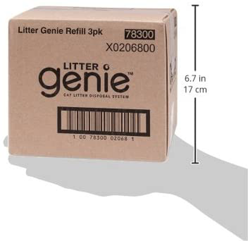 Litter Genie Standard Cat Litter Disposal System Refills (Pack of 3) Animals & Pet Supplies > Pet Supplies > Cat Supplies > Cat Litter Litter Genie   