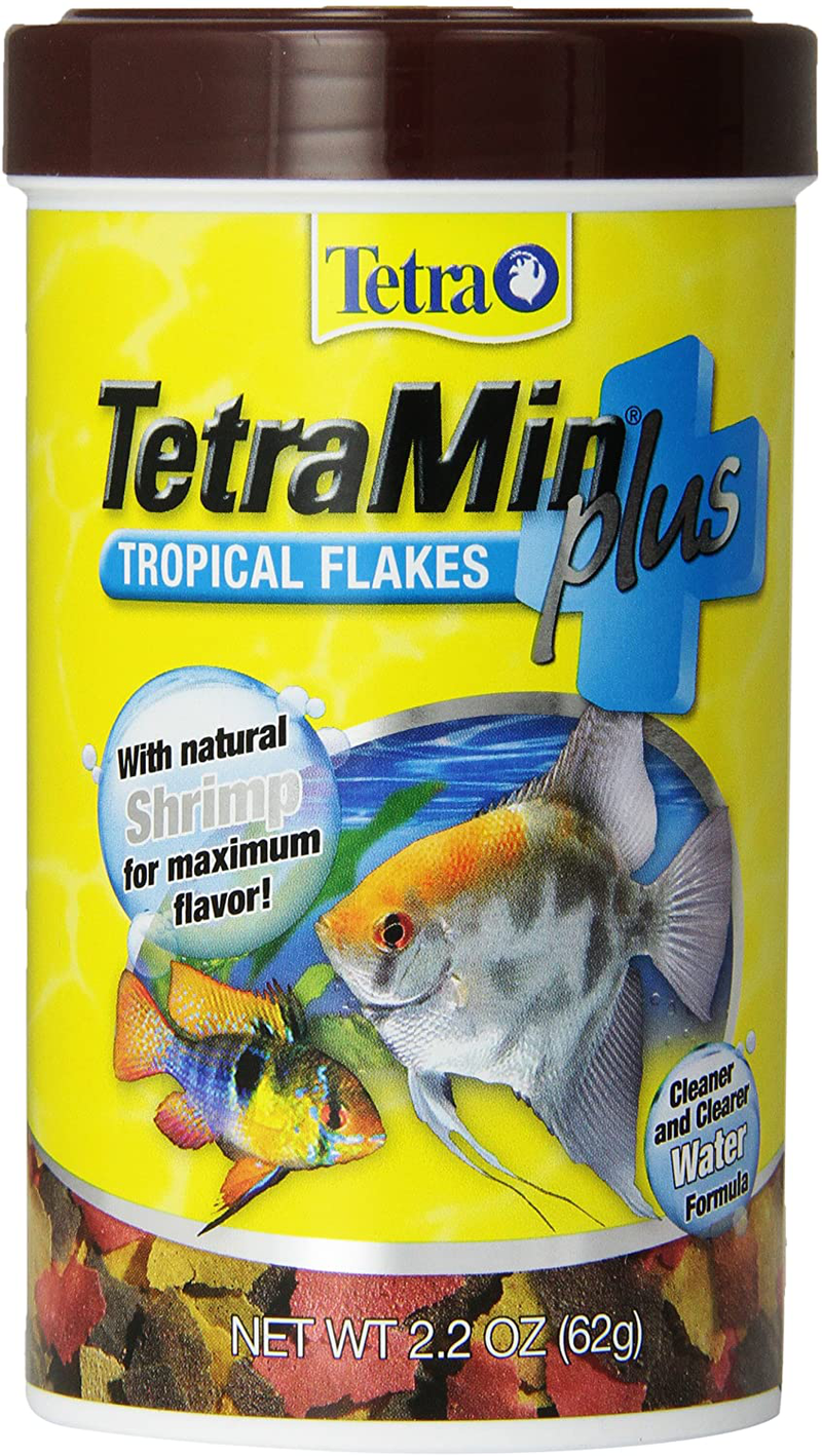 TetraMin Plus Tropical Flakes, Cleaner and Clearer Water Formula Animals & Pet Supplies > Pet Supplies > Fish Supplies > Fish Food Tetra 2.2 Ounce (Pack of 1)  
