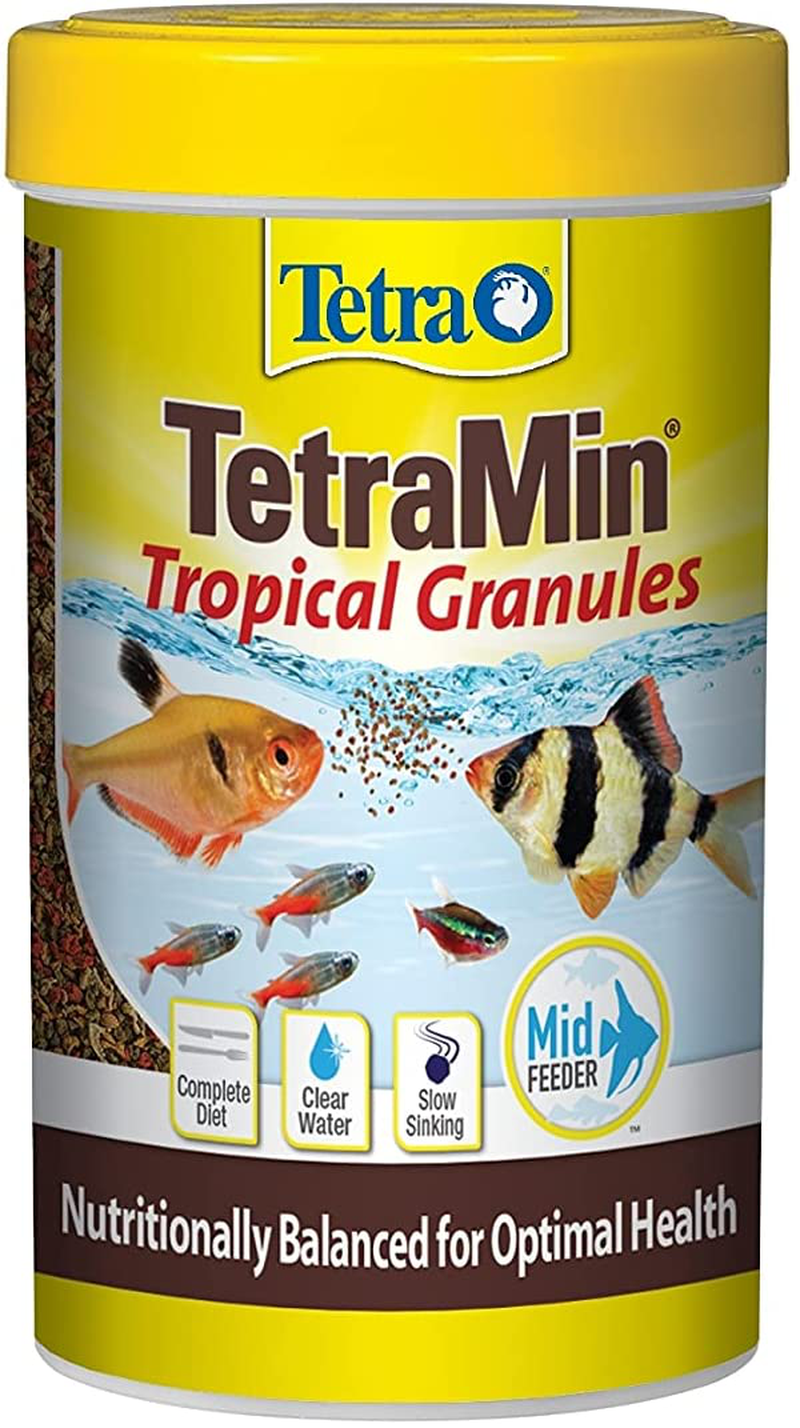 TetraMin Tropical Granules Nutritionally Balanced for Small Fish
