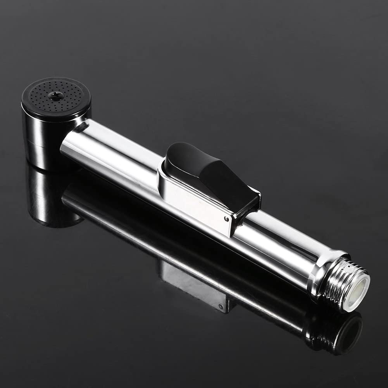 Portable Shower Spray, Handheld Chrome Plated ABS Bidet Sprayer for Toilet Home Bathroom Accessories