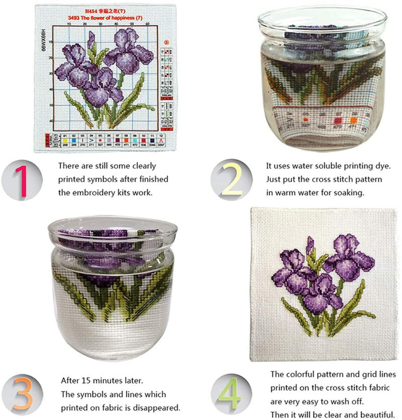 Joy Sunday 11CT Stamped Cross Stitch Kits,Sewing Pattern for Girls Cactuses Cross-Stitch Sets Embroidery Kit Needlework Easy Arts & Entertainment > Hobbies & Creative Arts > Arts & Crafts > Art & Crafting Tools > Craft Measuring & Marking Tools > Stitch Markers & Counters Joy Sunday   