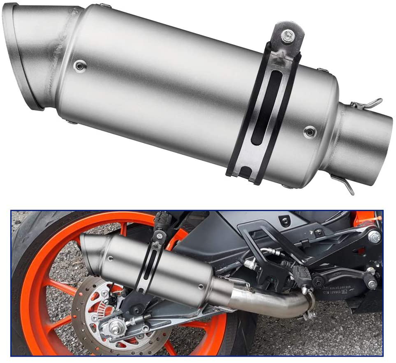 kemimoto Motorcycle Universal Exhaust Slip on Silencers & Mufflers Com