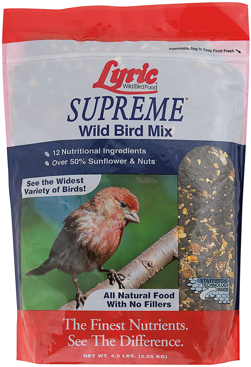Lyric 2647414 Supreme Wild Bird Mix - 4.5 lb. Animals & Pet Supplies > Pet Supplies > Bird Supplies > Bird Food Lyric 4.5 lb.  