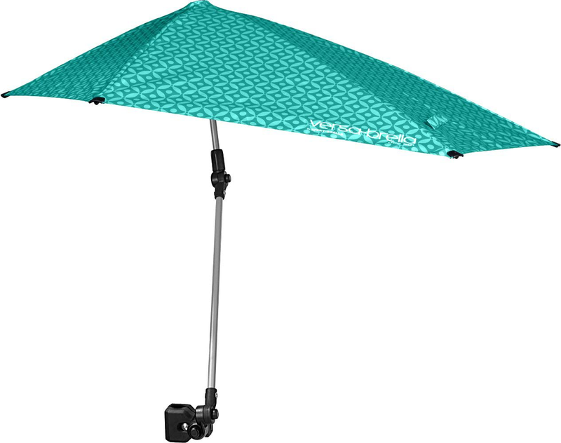 Sport-Brella Versa-Brella SPF 50+ Adjustable Umbrella with Universal Clamp Sporting Goods > Outdoor Recreation > Camping & Hiking > Tent Accessories Sport-Brella Turquoise Regular 